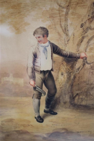 H. Harding | Portrait of a Woodman (1815) | MutualArt