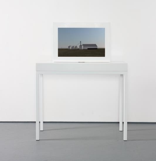 Oil Stick Work (Angelo Martinez, Richfield, Kansas) by John Gerrard, 2008