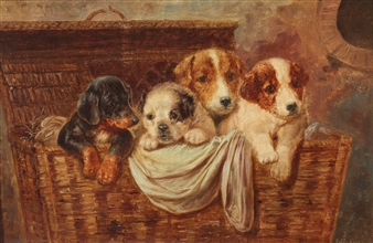 The Curious Puppies - R. Kienböck