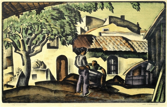 The Wine Cask by Iain MacNab, circa 1940