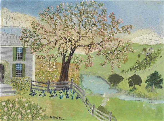 The Apple Tree by Grandma Moses, 1945
