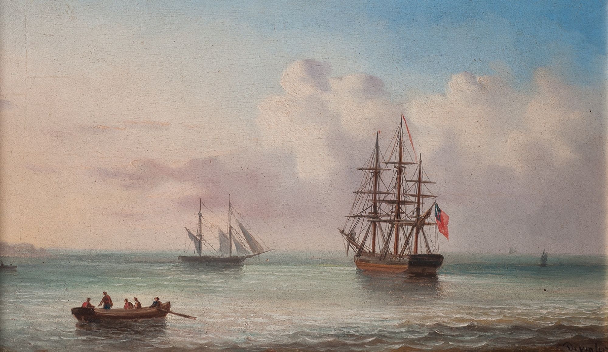 Artwork by Daventer, Marina, Made of oil on board