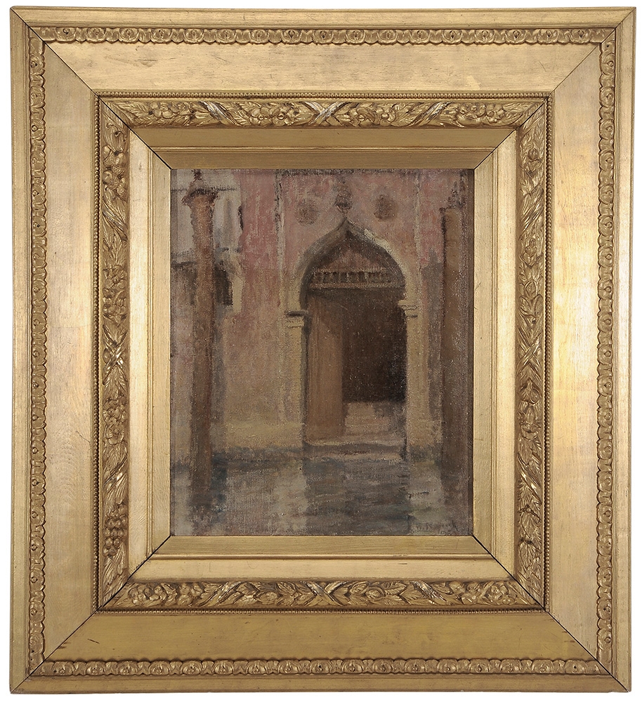 Artwork by F. H. Myrick, Venetian Door, Made of oil on canvas