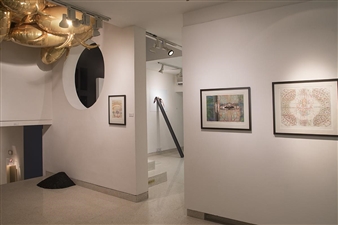 Installation view of Vishal K. Dar exhibition at Nature Morte, New Delhi (Dhan Mill).
