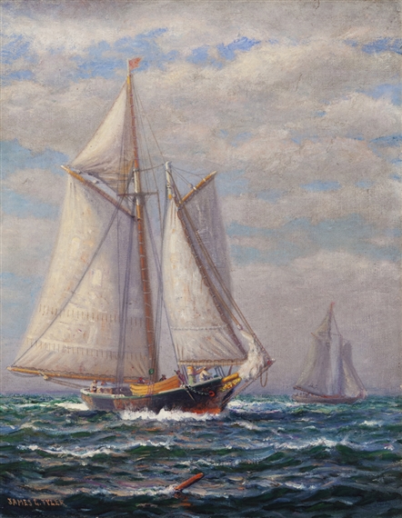 Sailboats by James Gale Tyler