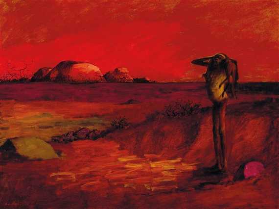 Red Landscape by Russell Drysdale, 1958