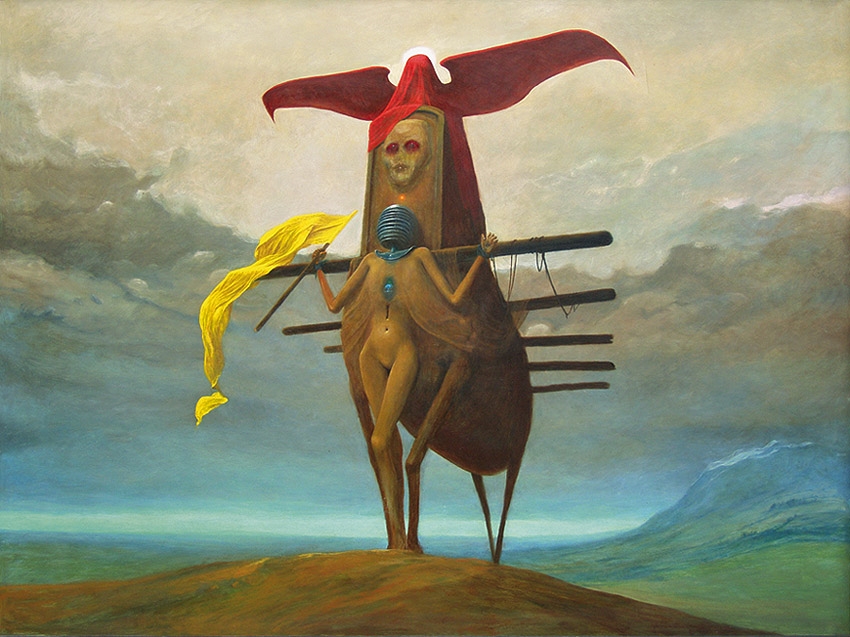 Untitled by Zdzisław Beksiński, 1973
