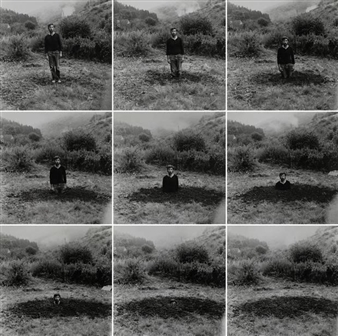 Keith Arnatt used humour to explore the notion of the invisibility of the artist