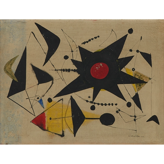 Black Danie by Emerson S. Woelffer, 1945