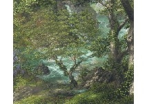 Artwork by Shogo Endo, Light in the Stream, Made of Oil on canvas