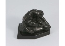 Nu feminin assis se tenant le pied gauche dit aussi (etude pour Devant la Mer) 1907 by Auguste Rodin, Casted 1972