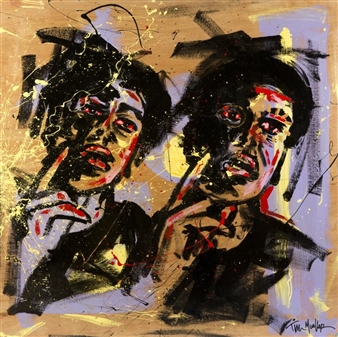 Self Portrait with Hat - Tim Mueller