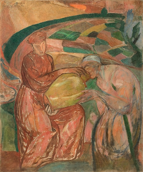 Compassion by Leopold Gottlieb, 1913
