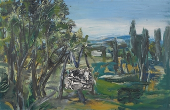 LANDSCAPE WITH FIGURES - Jeffrey Dennis