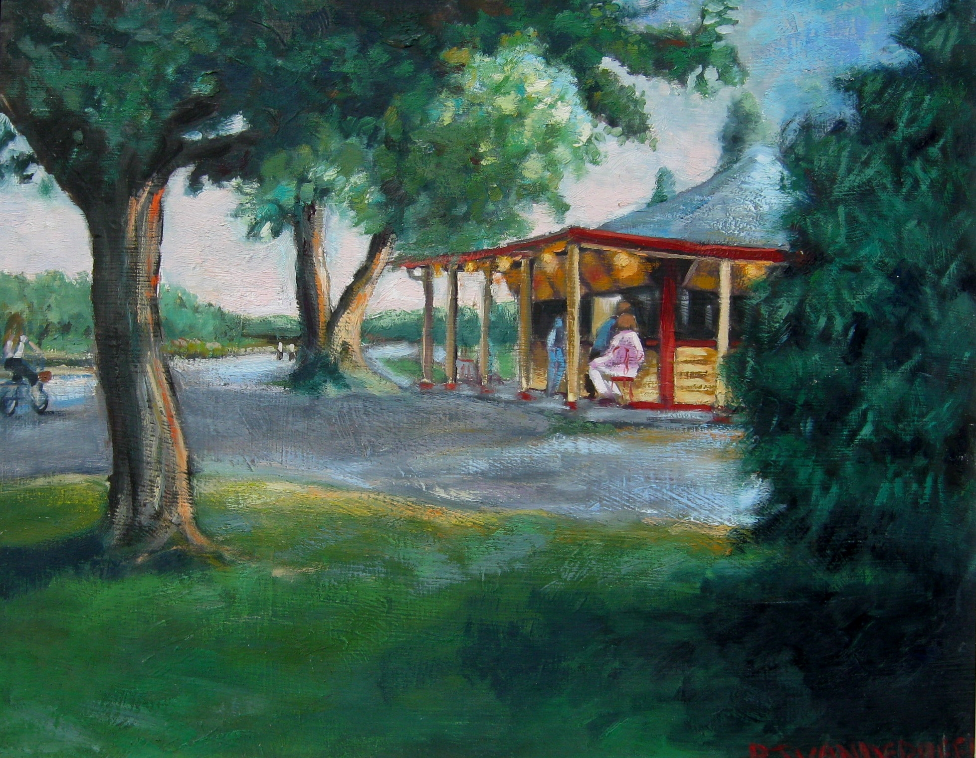 Richard J. Vandermeer Park Cafe MutualArt