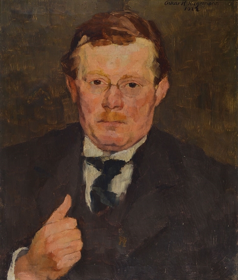 portrait of fellow painter Ludwig Wilhelm Plock