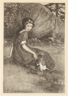 2 Works:And there Standing on the Toe of Joanne's Moccasin was the most Wonderful and Beautiful Thing that Joanne Could Possible Imagine and she Now Curtisied Very Prettily; A Little Maid of Mohawk Valley - Grace Norcross