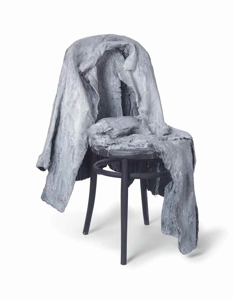 Jacket, Pants on Chair by George Segal, 1988