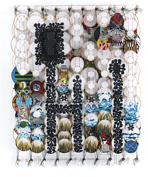 DEEP IN THE CRADLE OF EMPTY AIR by Jacob Hashimoto, 2012