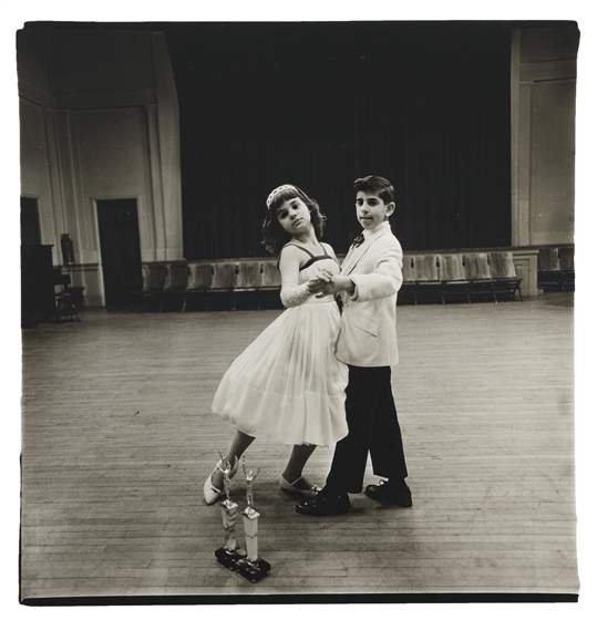 NATIONAL JUNIOR INTERSTATE DANCE CHAMPIONS OF 1963, YONKERS, N. Y. by Diane Arbus, printed no later than 1967