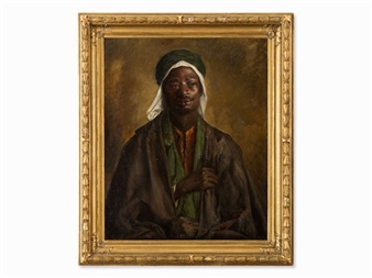 Portrait of a Nubian - Leopold Bara