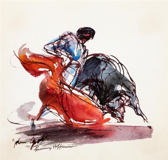 John Groth | Untitled (Bullfighter) (ca. 1940) | MutualArt