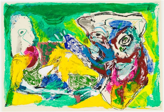 Lucebert | Figure composition (1973) | MutualArt