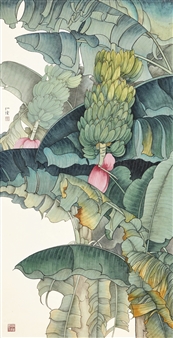 FRUITS ON PLANTAIN TREE - Chen Renqian