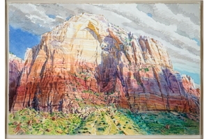 Gothic Window, Zion National Park, UT by Merrill Mahaffey