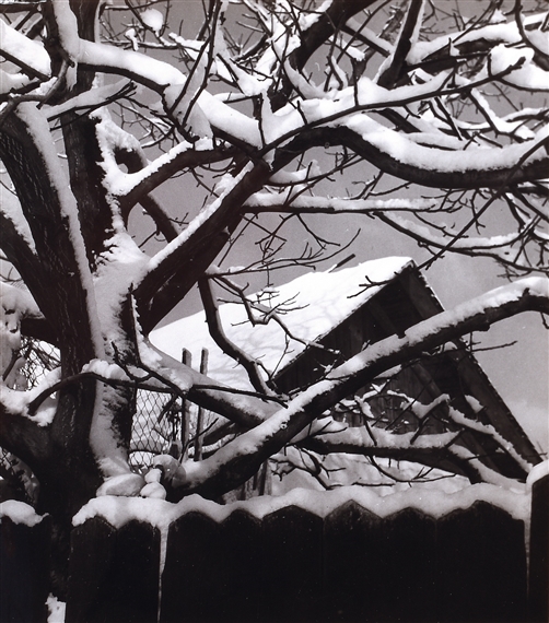 Zimní motiv, nedatováno by Antonín Gribovský