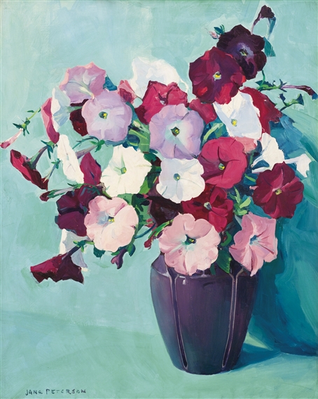 Jane Peterson | Petunias | MutualArt