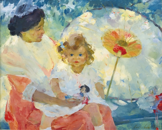 Joyce and her Nurse by Martha Walter