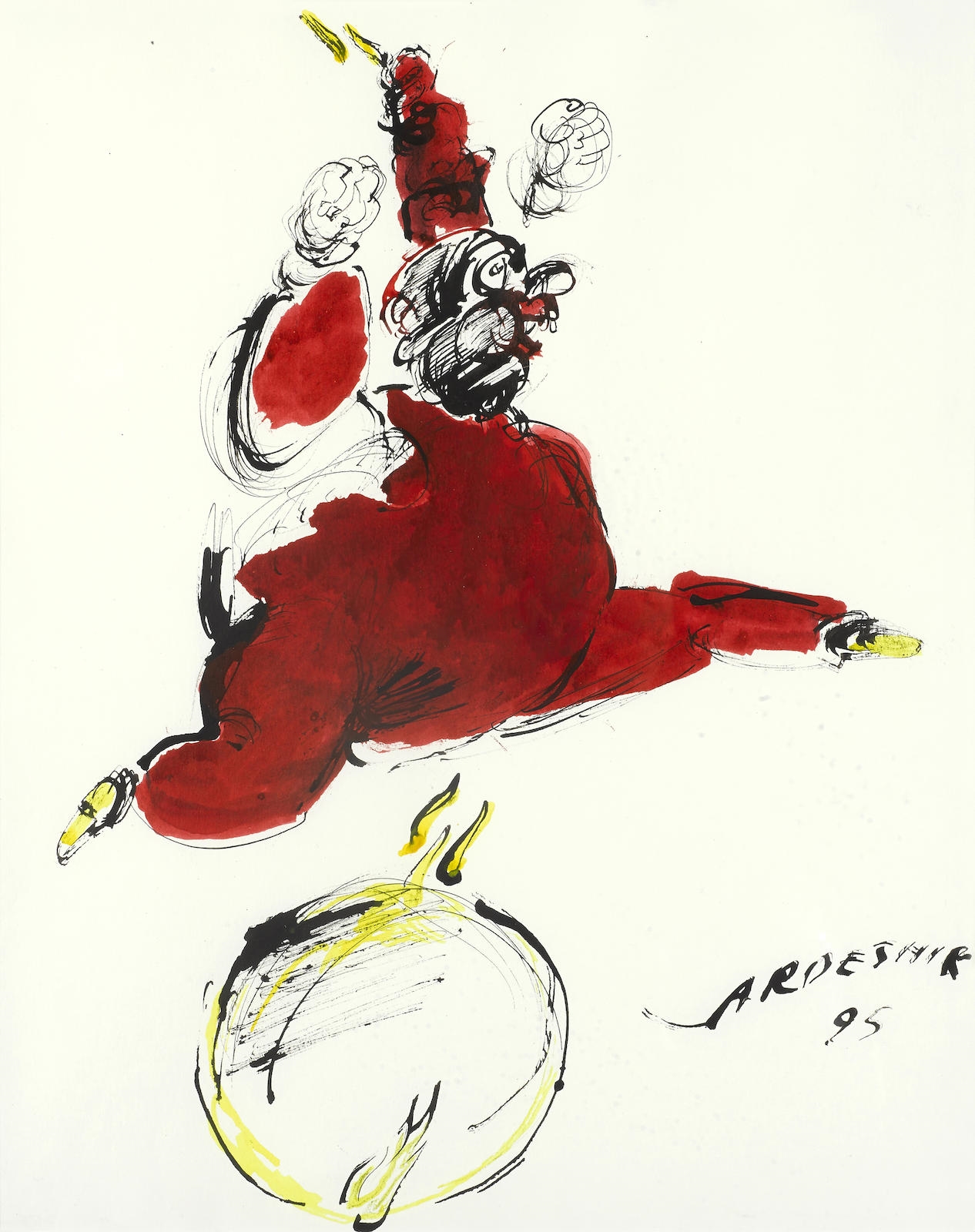 Ardeshir Mohassess | Hajji Firouz (1995) | MutualArt