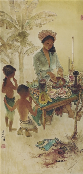 ROJAK SELLER by Lee Man Fong
