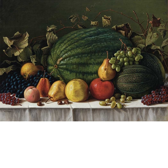 Still Life with Fruit by William Coventry Wall