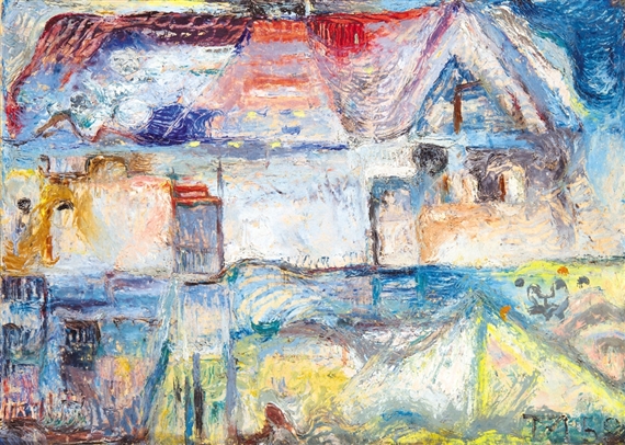 Confines of the village by Menyhért Tóth, 1958