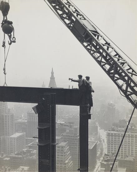 Skyscraper Construction, Empire State Building, New York City by Lewis Hine, 1931