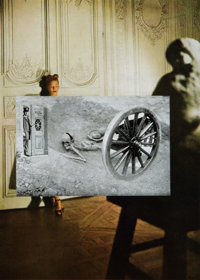 Mysterious woman by Jiří Kolář, 1961