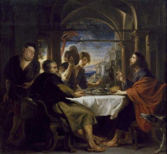Peter Paul Rubens, The Supper at Emmaus - National Gallery Prague, Sternberg Palace