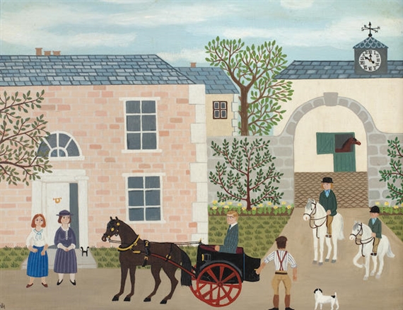 Setting off for the Show by Vincent Haddelsey, 1964