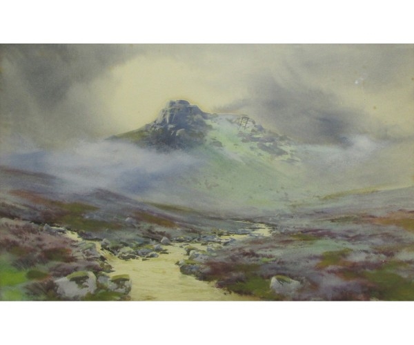 Storm Clearing the Upper Reaches of the Tavy by John Baragwanath King
