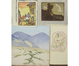 4 Works, Figure and Landscape Subjects - Hester Sainsbury