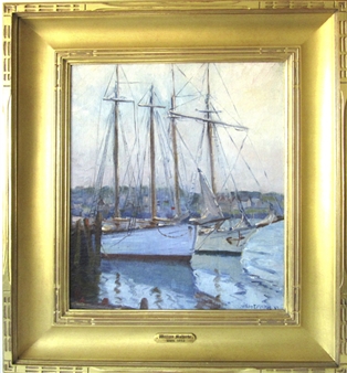 harbor scene - William Malberbe
