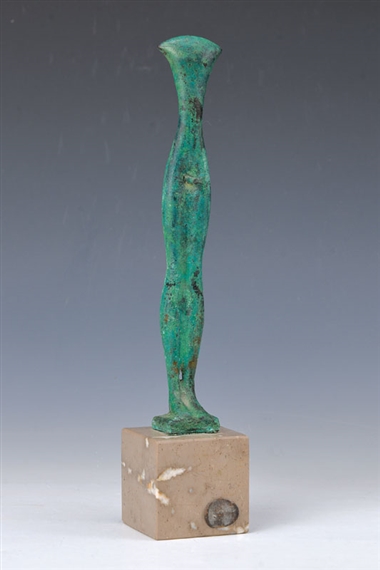 Bronze sculpture on base by László Taubert, 1994