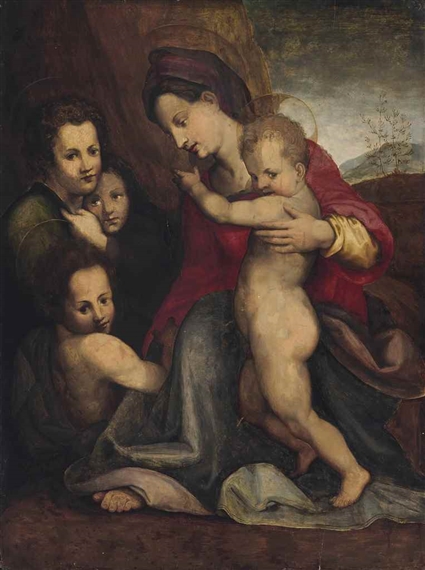 Andrea del Sarto | The Madonna and Child with the Infant Saint John the ...