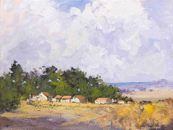 Two Works: Landscapes by Bert Lewington