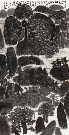 Scenery by Yu Peng, 1988