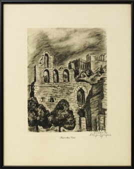 4 Works: Herode Atticus Theatre, Lysicratus Monument, Entrance of Agora and Kaisariani - Madeleine Ringa