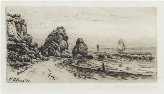 Castle Rock by Henry Chapman Ford, 1888