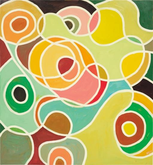 Artwork by Anton Henning, Interieur No. 254, Made of oil on canvas